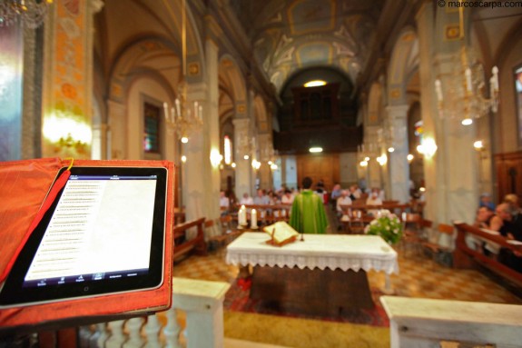 You can celebrate Mass with iPad?